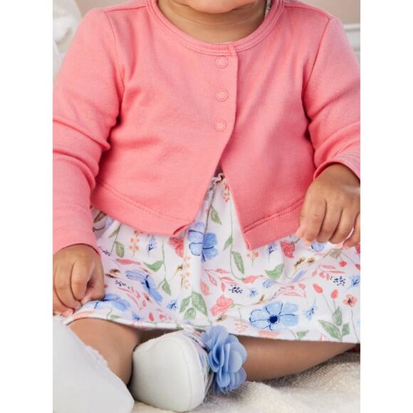 Carter's Child of Mine Baby Girl Dress Set, 2-Piece, Sizes 3-6 Months - Picture 3 of 5